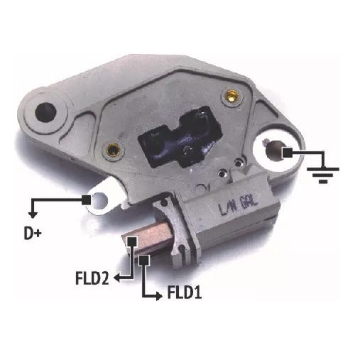 Regulador De Voltaje Alternador T.valeo Rnv 592791 0