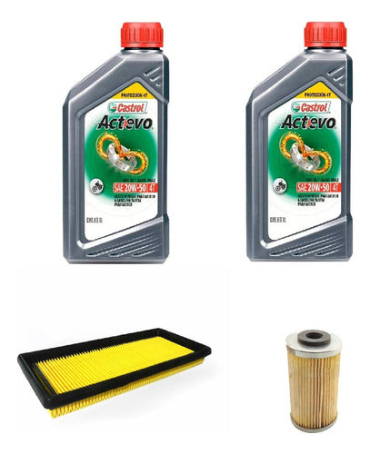 VINI/CASTROL Complete Service Kit Bajaj Ns/Rs 200 1