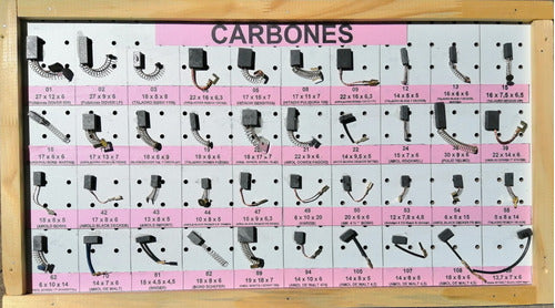 Carbones - Lijad/ Pul/ Bord  Martins, -x2u. 1