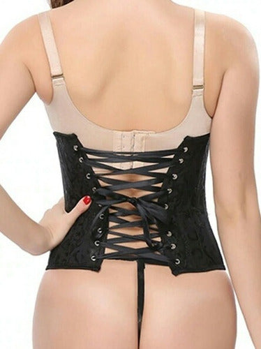 Rainbow Bikinis Sexy Waist Reducing Shaping Corset - Black 3