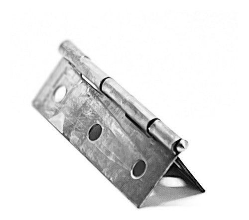 MERVAR Heavy-Duty 25mm Polished Iron Book Hinge 5005 (Pack of 24) 1