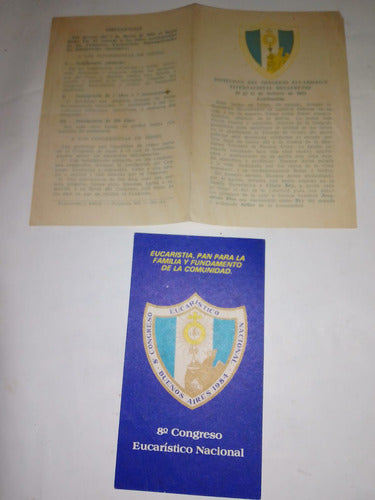 Tarjeta Religiosa Congreso Eucaristico 1934 Religioso 0