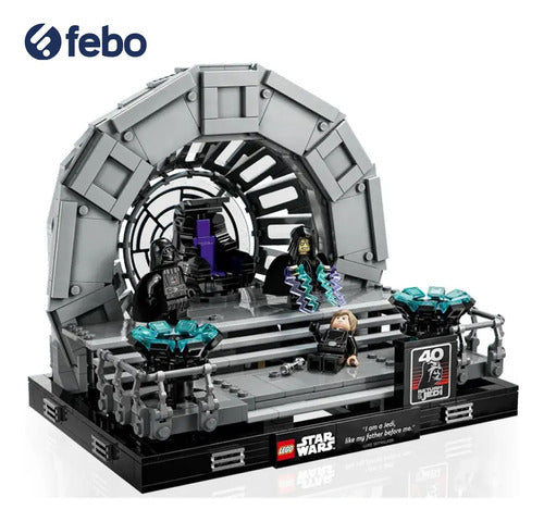 Lego Diorama Star Wars Throne Room Vader Skywalker 1