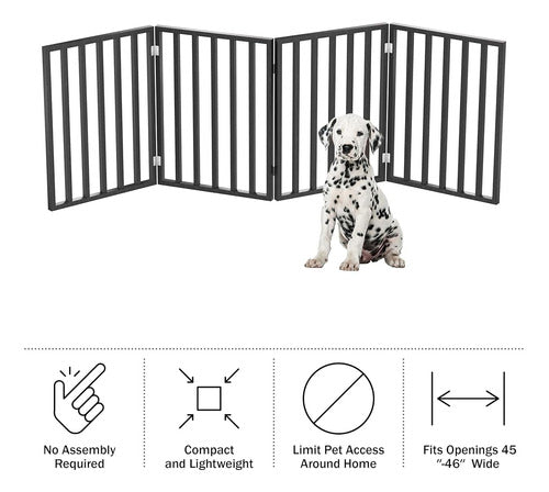 PETMAKER Interior Pet Door - Folding Dog Gate 3