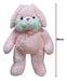 Giant 90cm Pink Rabbit Plush with Bow 2
