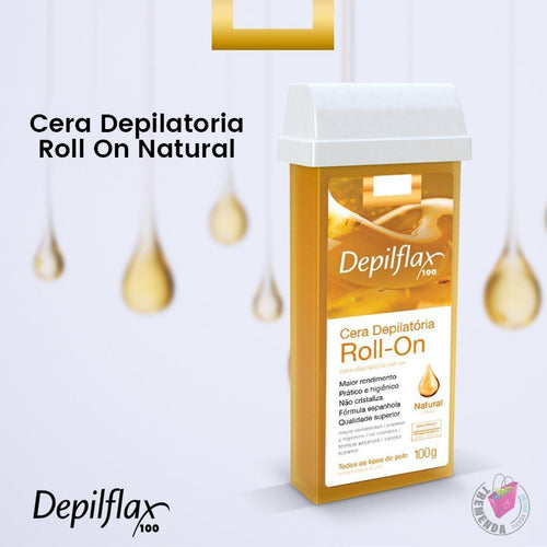 Pack Depilacion Cera Roll On En Cartucho Depilflax X6 2