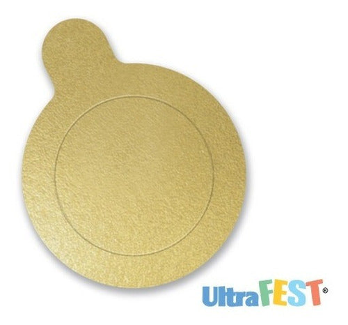 100 Base De Doce Gourmet Dourado Ouro 55 Mm Ultrafest 1