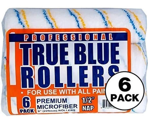 True Blue Professional Roller Covers Ideal for All Types of Painting 6 9 x 38 0