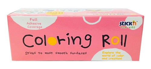 Stick'n Coloring Roll Flor Insectos 10cm 1