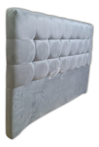 Tufted Upholstered 2 1/2-Plaza Bed Headboard One-k Decco 24