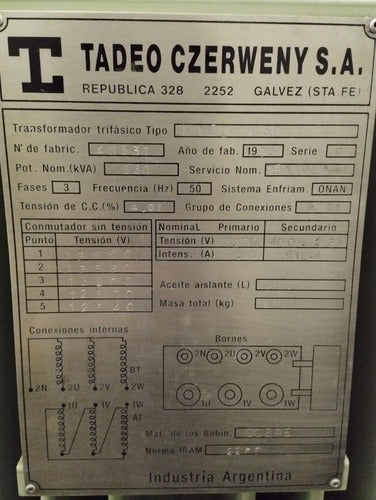 Transformador De Potencia 630kva 1