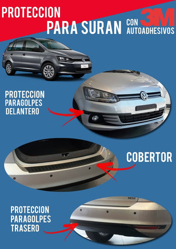 Suran 2019 Combo Protector Paragolpes+cobertor+portapatente 1