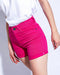 Fuchsia Elasticized Women's Shorts 0