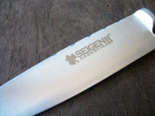 Seigen Hoja Forjada 14.5 Cm Inox 440 Encabar Cuchillo Facón 2