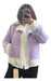Women's Suede Jacket with Fur Lining in Various Colors 5