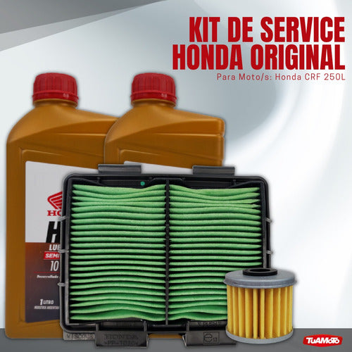 Original Honda CRF 250L Air and Oil Filter Service Kit 1