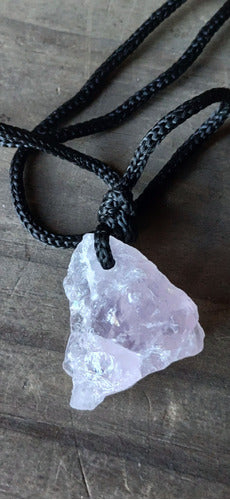 Arbol Divine Rose Quartz Necklace - The Gem That Brings Peace - Raw Stone AR5 4