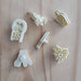 Ceramic and Porcelain Cookie Stamps Set of 6 Merlina by Kaiju 2