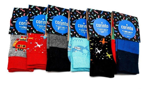 Corinto Baby Antislip Socks Pack of 6 317 T0 0