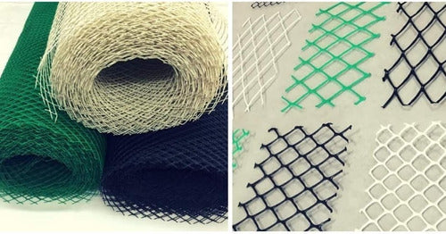 CG Plastic Diamond Mesh Fencing 1.20m Wide x 26m Long - Black 2