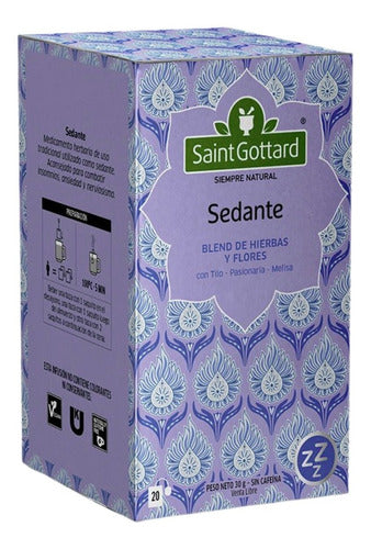 Saint Gottard Sedative Herbal Tea - 6 Units 1