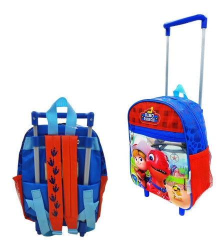 Wabro Dino Ranch 12 Backpack with Cart for School 1