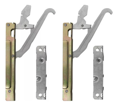Set of Oven Hinge Pair for Domec Kitchen Stove with Bearings 0