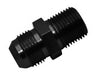 Straight AN10 3/8NPT Black FTX Fueltech Connector 0