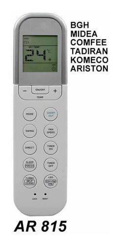 BGH Air Conditioner Remote Control Silent Air RG36A 1