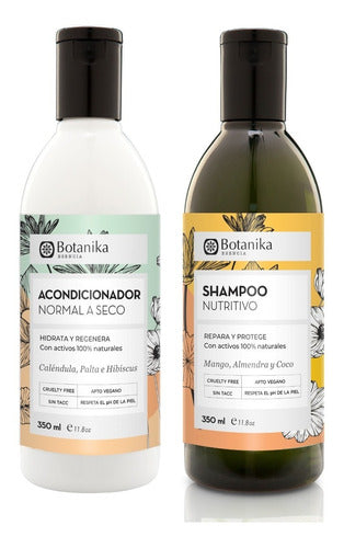 Kit Shampoo Y Acondicionador Ultra Nutritivo Vegano Botanika 0