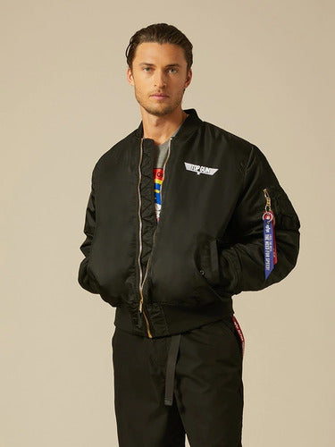 Alpha Industries MA-1 X Top Gun Bomber Jacket 0