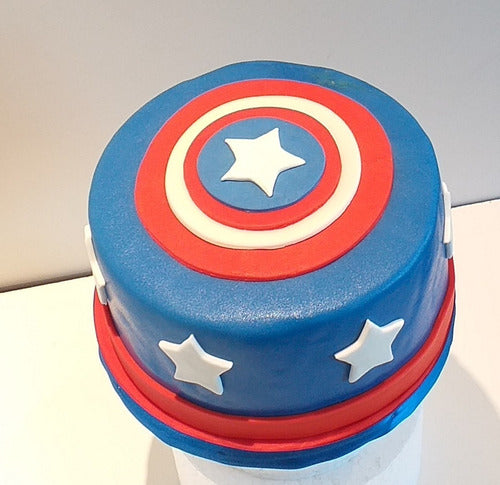 Pasteleria Prut Tortas Decoradas Infantiles Capitan America Avengers Todos 1