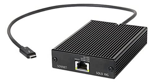 Sonnet Technologies Solo 10 G Thunderbolt 3 to 10 GBASE-T Ethernet Adapter 0