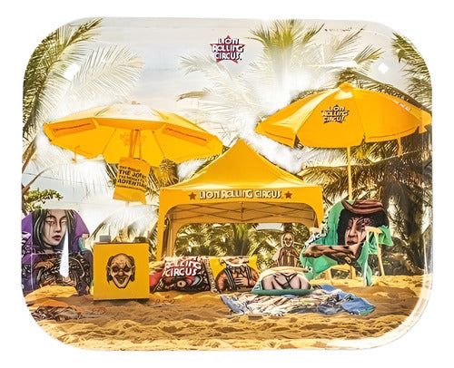 Lion Rolling Circus Medium Tray Modelo Playa 0