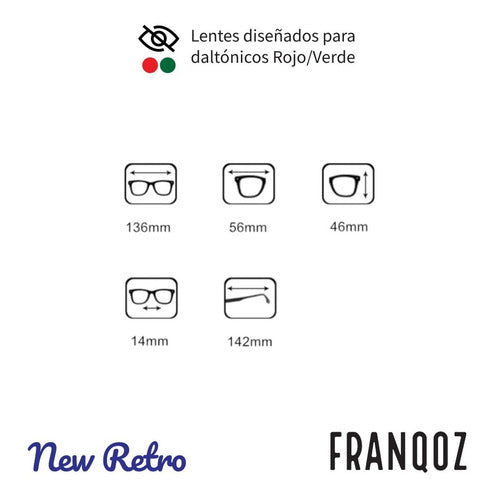 FRANQOZ Red Green Color Blindness Glasses 3