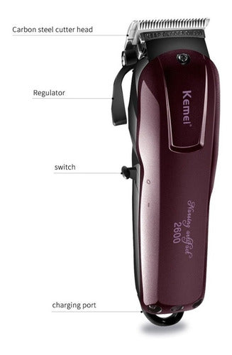 Kemei Professional Hair Clipper KM-2600 (Similar to Magic Clip) 2