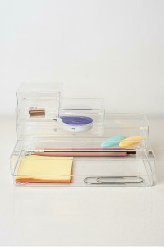 Marian Todo Organizado Acrylic Organizer Tribeca Rectangular S Plain 3