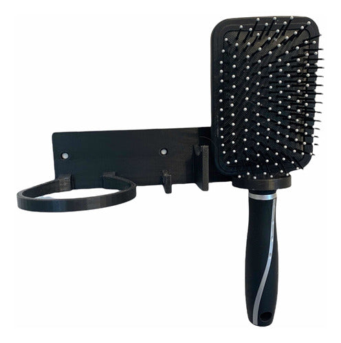 FlowerPot.3D Vertical Hair Dryer + Flat Iron + Brush Holder 3