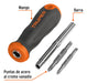 Truper 4 In 1 Screwdriver With 2 Hexagonal Tips 1/4 4