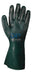 Green Granulated PVC Glove Total Length 35cm by De Pascale 0