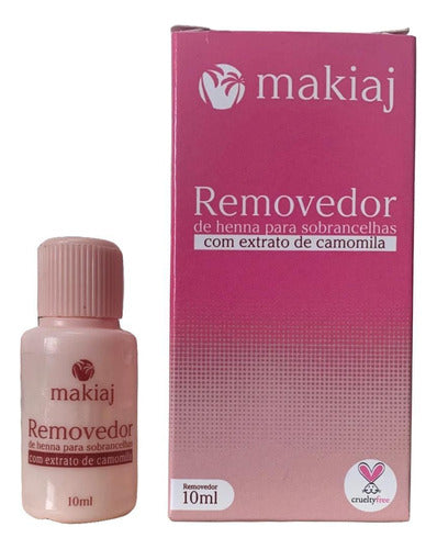 Gel Removedor Henna Makiaj Sobrancelha Designer Completo 2