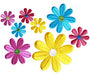 Simplicity Assorted Iron Flower Patches - 8 Pcs 0