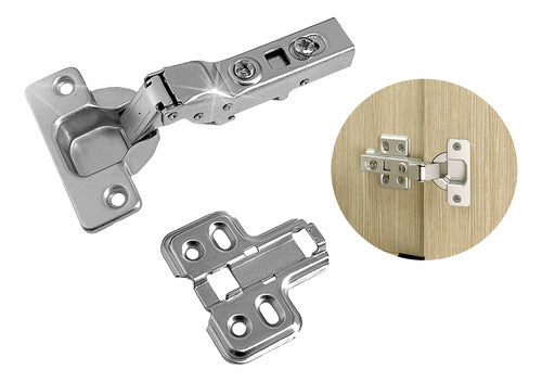 Bronzen 35mm Codo 9 Soft Close Stainless Steel Hinges X 4 Units 0