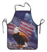 Bandera Americana Eagle Delantales Para Mujeres / Hombres Ba 0