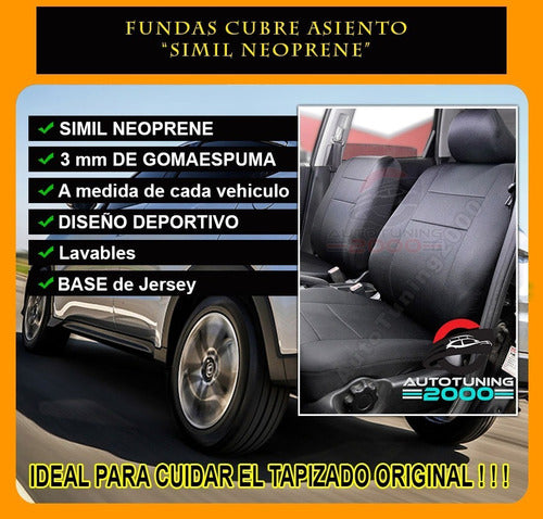 Ford Fundas Cubre Asientos Simil Neoprene Kinetic 1