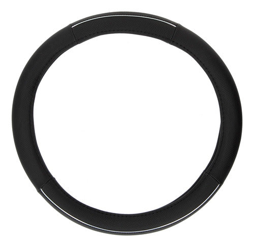 Universal Steering Wheel Cover Diameter 38 Classic Black/White 1