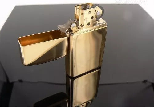 Zippo Original Gold Slim Model 1654B Lighter 1