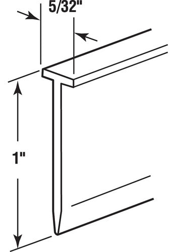 Puerta De Ducha De Vinilo Claro, 91 Cm X 2,5 Cm Forma De Tee 2