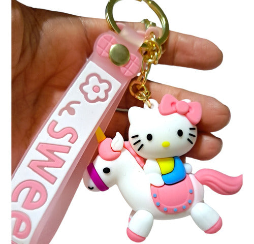 Bootleg Hello Kitty En Unicornio - Rubber Keychain 1