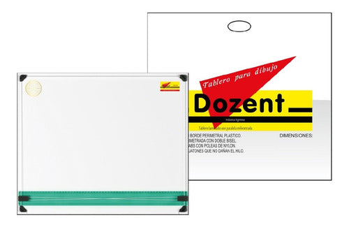 Technical Drawing Board 40x50 Dozent by Plantec with A3 Parallel Ruler 0